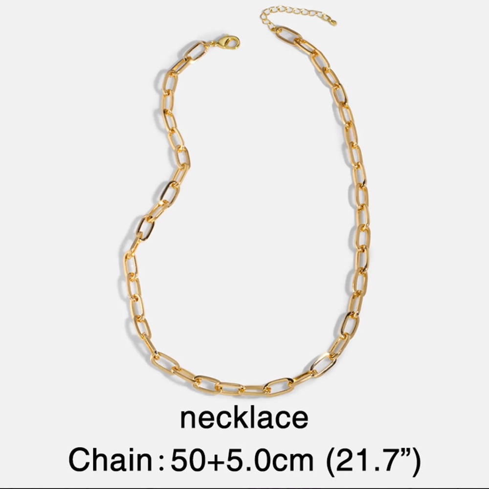 Paperclip Chain Necklace - Picture 8 of 11
